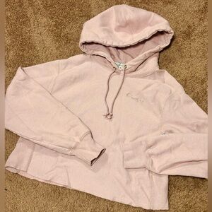 Champion Cropped Hoodie Sz Small